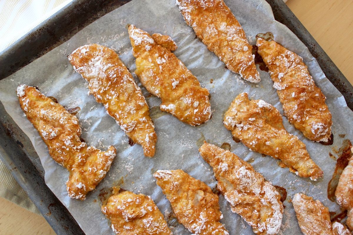 paleo chicken tenders on plate